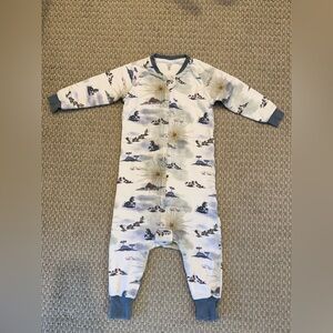 Nest Designs long sleeve footed sleep bag - 1.0 TOG